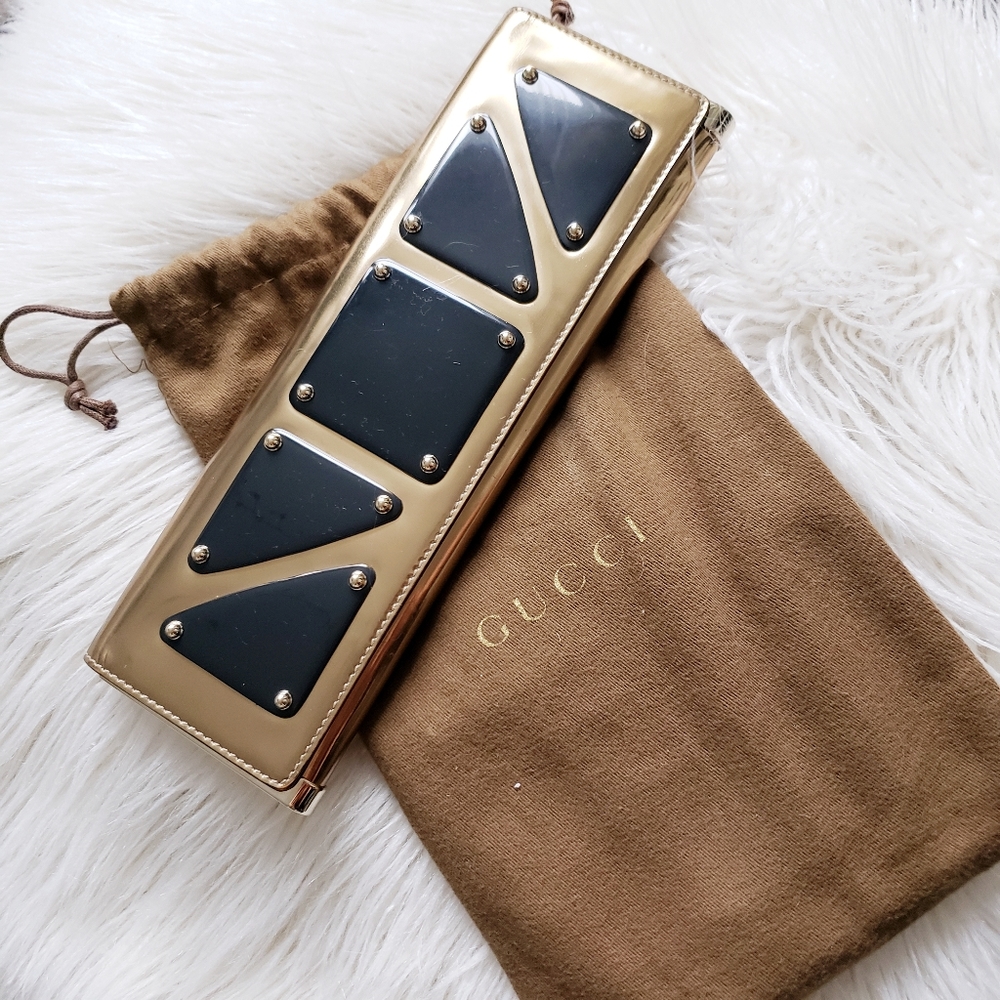 Gucci Patent Leather Clutch